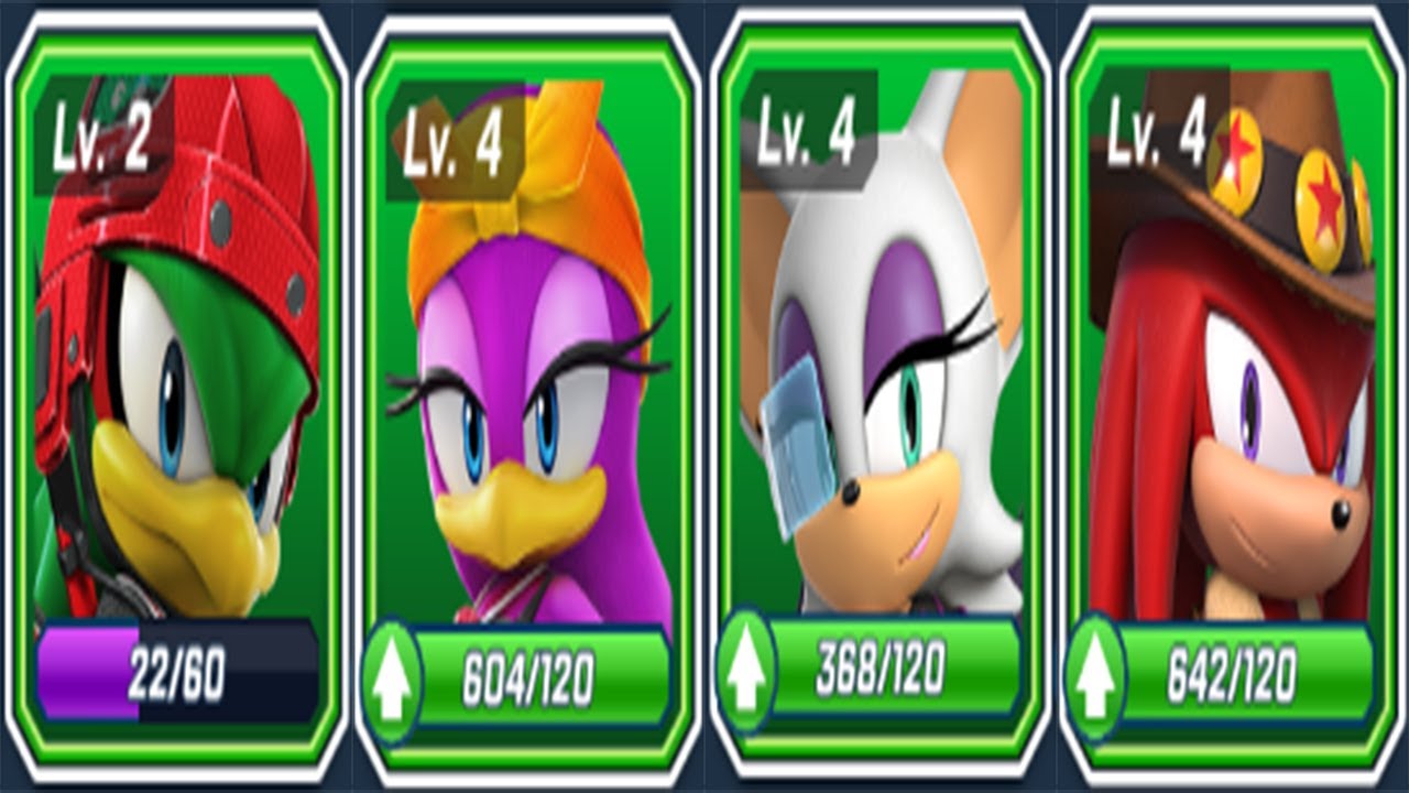 Sonic Forces - Ice Slicer Jet vs Tidal Wave vs Elite Agent Rouge vs Treasure Hunter Knuckles