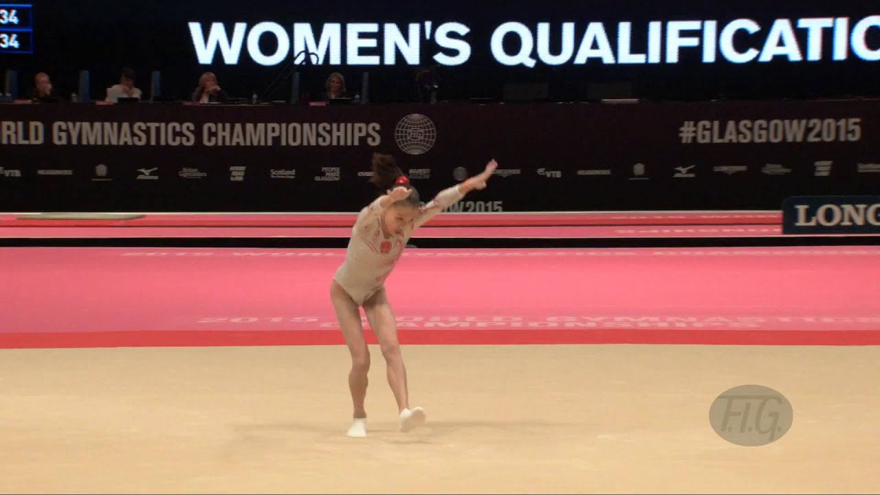 SHANG Chunsong (CHN) - 2015 Artistic Worlds - Qualifications Floor Exercise