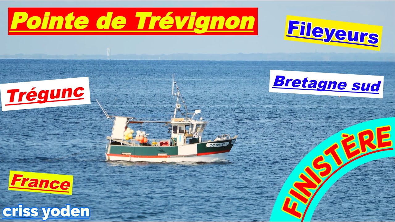 Trévignon ; Port de Pêche ; Fileyeurs ; Bateaux ; Trégunc ; Finistère ; Bretagne ; France