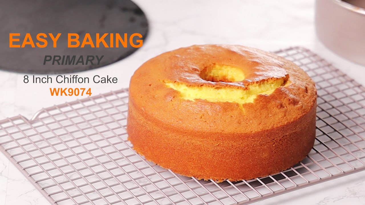 How To Make 8  Inch Chiffon Cake Simply丨Easy Baking (WK9074)