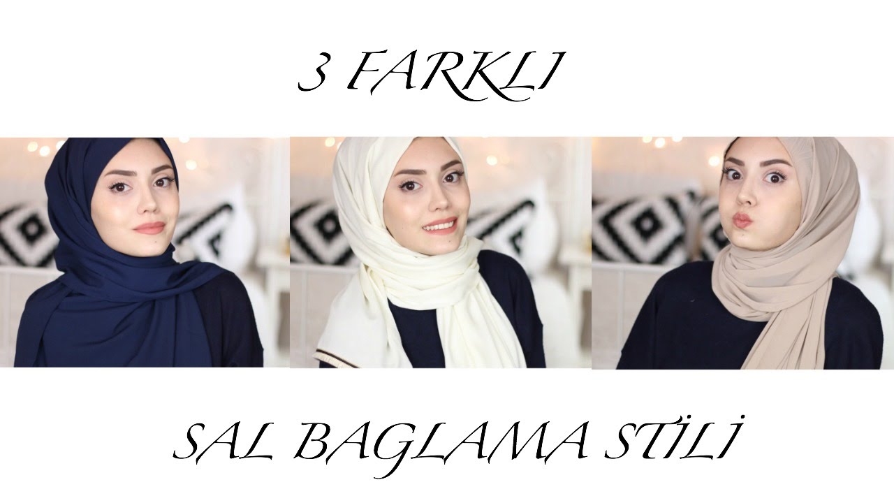 3 Pratik Şal Bağlama Stili  | Hijab Tutorial