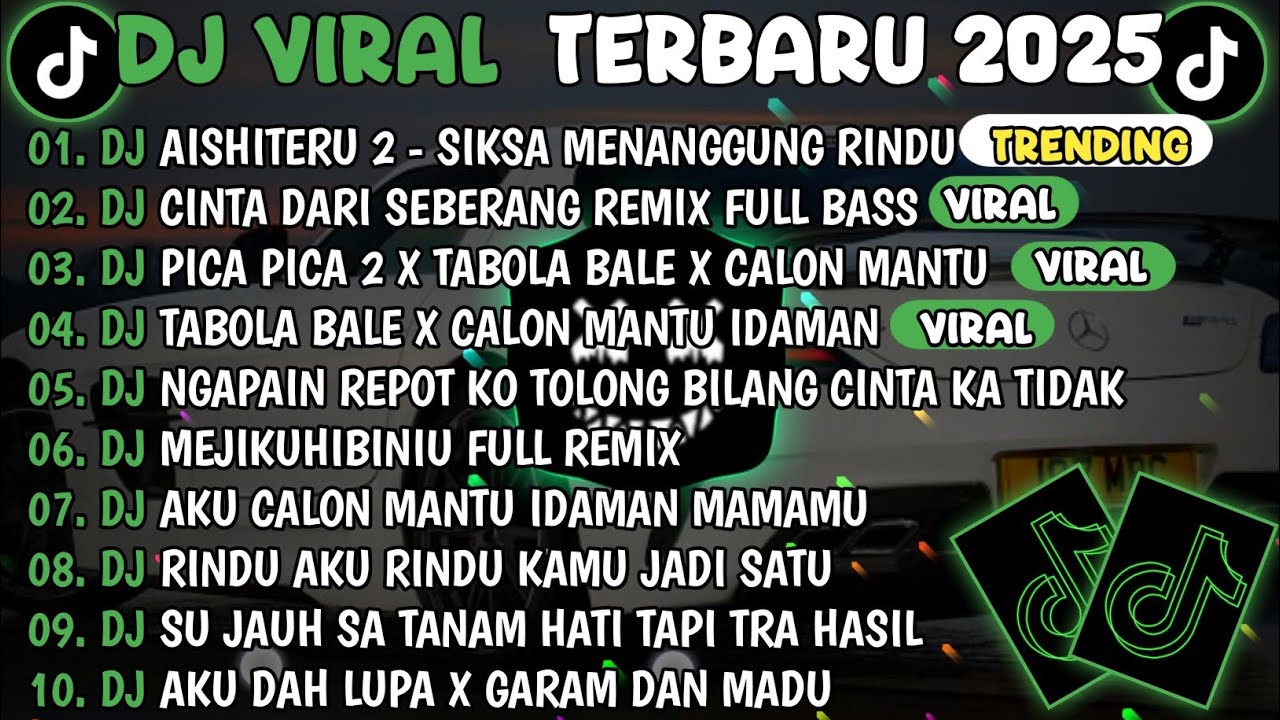 DJ TIKTOK TERBARU 2025🎵DJ AISHITERU 2🎵DJ CINTA DARI SEBERANG TERBARU 2025 FULL ALBUM 