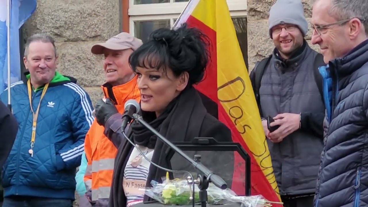 Aschersleben, 25 03 2024 🖤❤️💛 👉 Rede von Colette 👈 💕🙏🍀