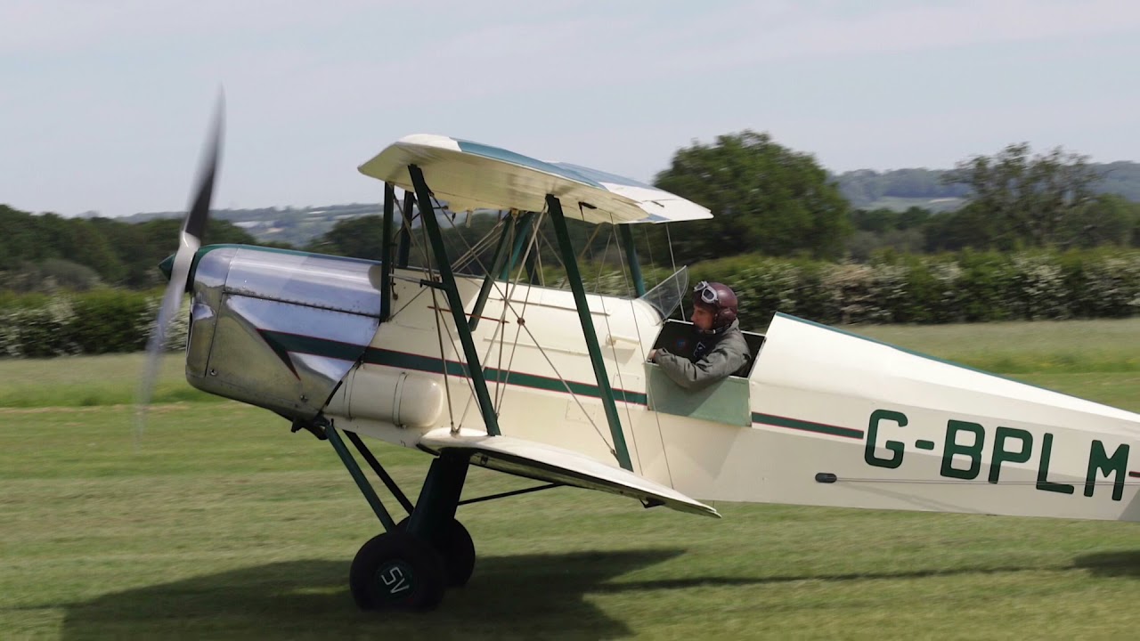 Headcorn Aerodrome G-BPLM Stampe SV-4C