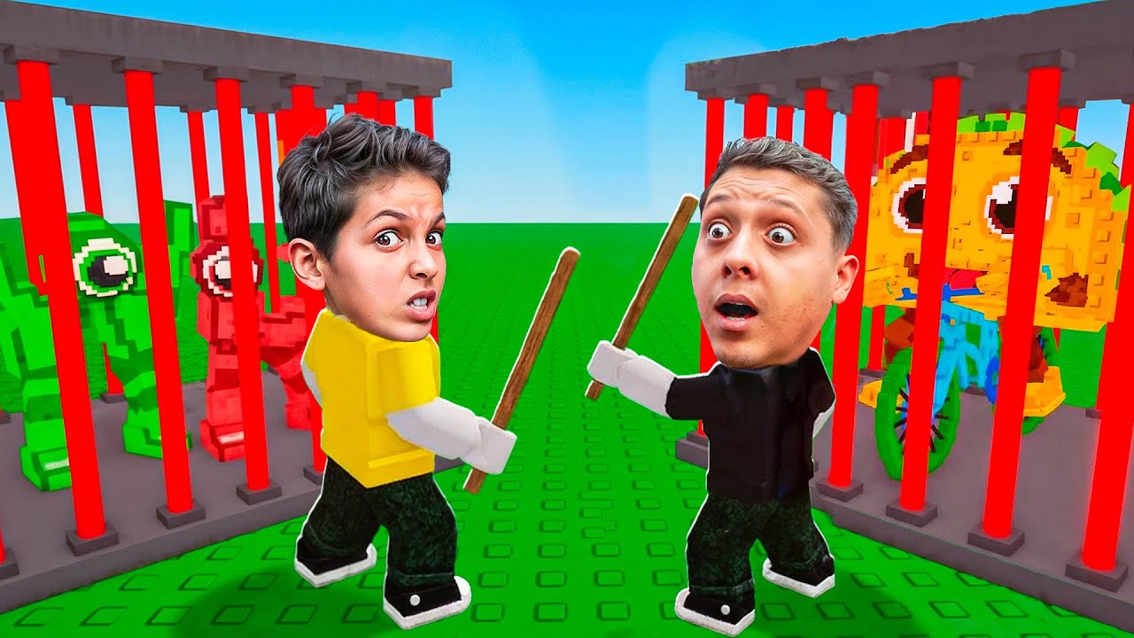 الاخ الكبير😱 ضد الاخ الصغير😊في ماب السرقة مين راح يفوز🔥| ROBLOX