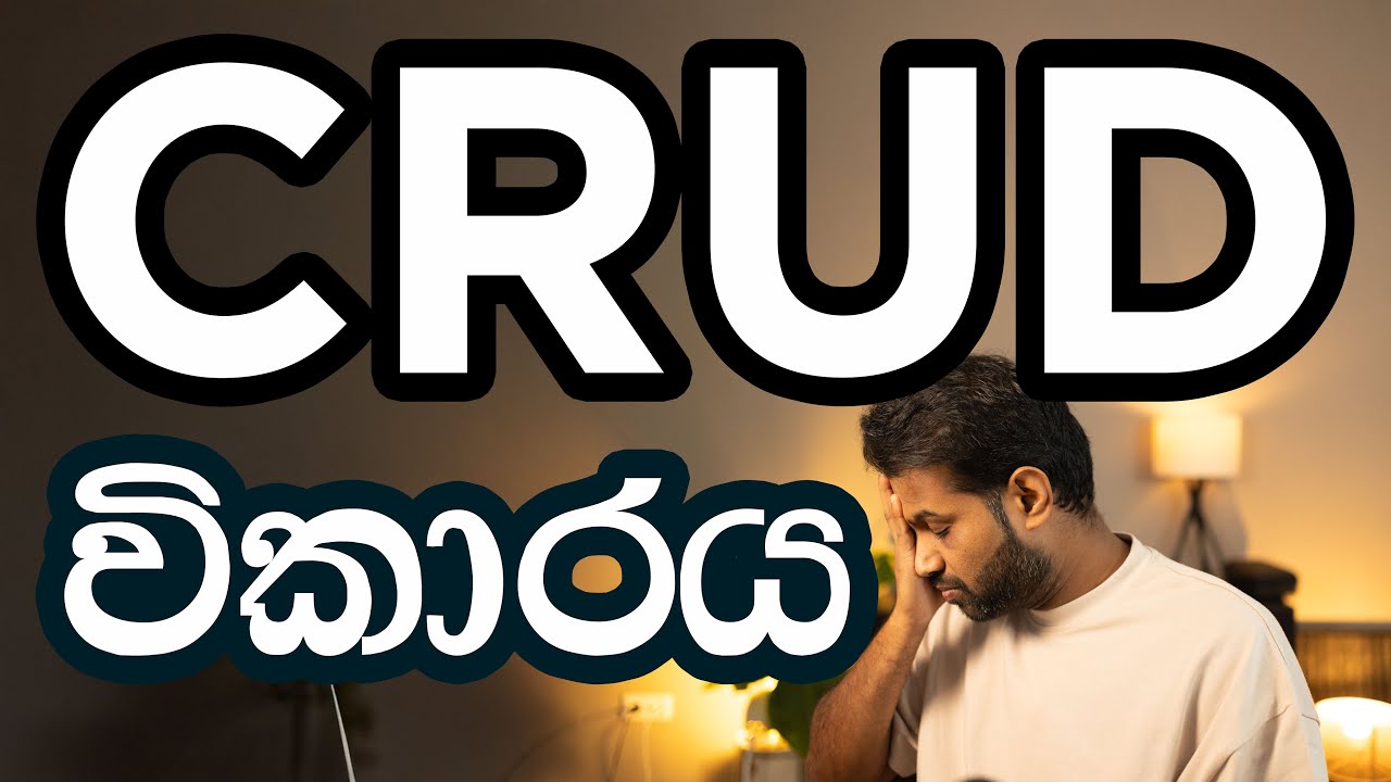 CRUD විකාරය - How not to measure Software complexity (in Sinhala)