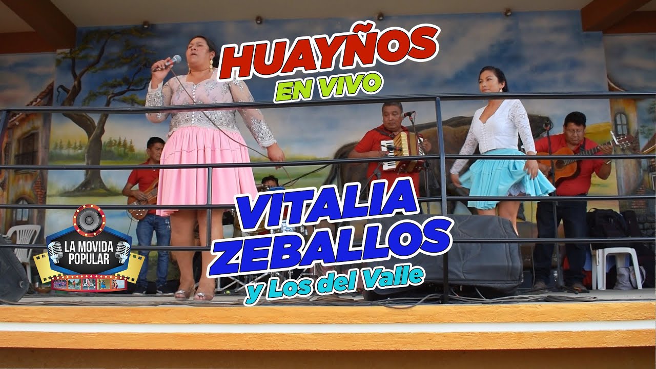 Vitalia Zeballos y Los Del Valle - Mix Huayños (En Vivo) 2022