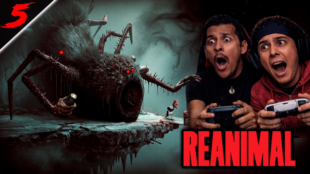 😱¡Solo nos queda ESCAPAR o MORIR !💀🕷️ - REANIMAL Gameplay Co-Op