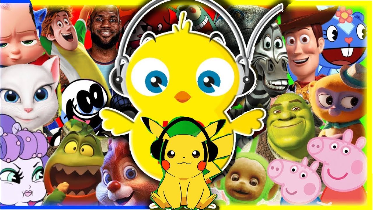 PULCINO PIO - The Little Chick Cheep (Animated Films, Series and Games MASHUP) PART 1,2,3,4 @Ozyrys