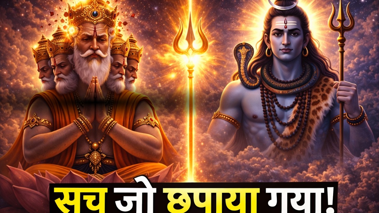 शिव ने ब्रह्मा का पाँचवाँ सिर क्यों काटा? असली कारण जो कोई नहीं बताता |
