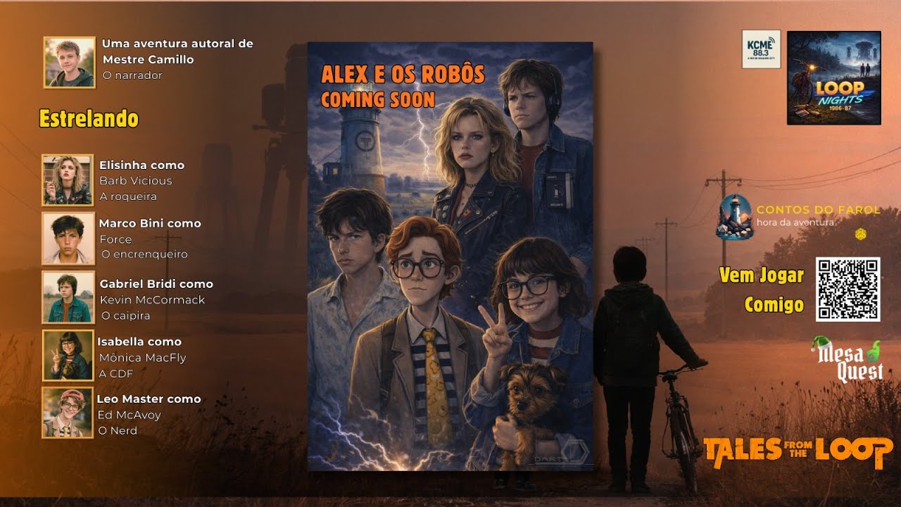 Tales from the Loop RPG – Oneshot Autoral em Boulder City - Alex e os Robôs 🤖