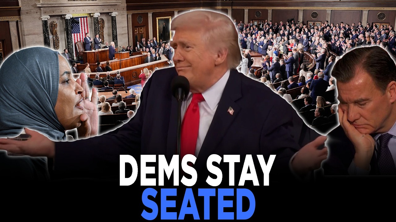 Dems Remain SEATED During State Of The Union In Silent Protest Of Trump's Policies | TRENDING