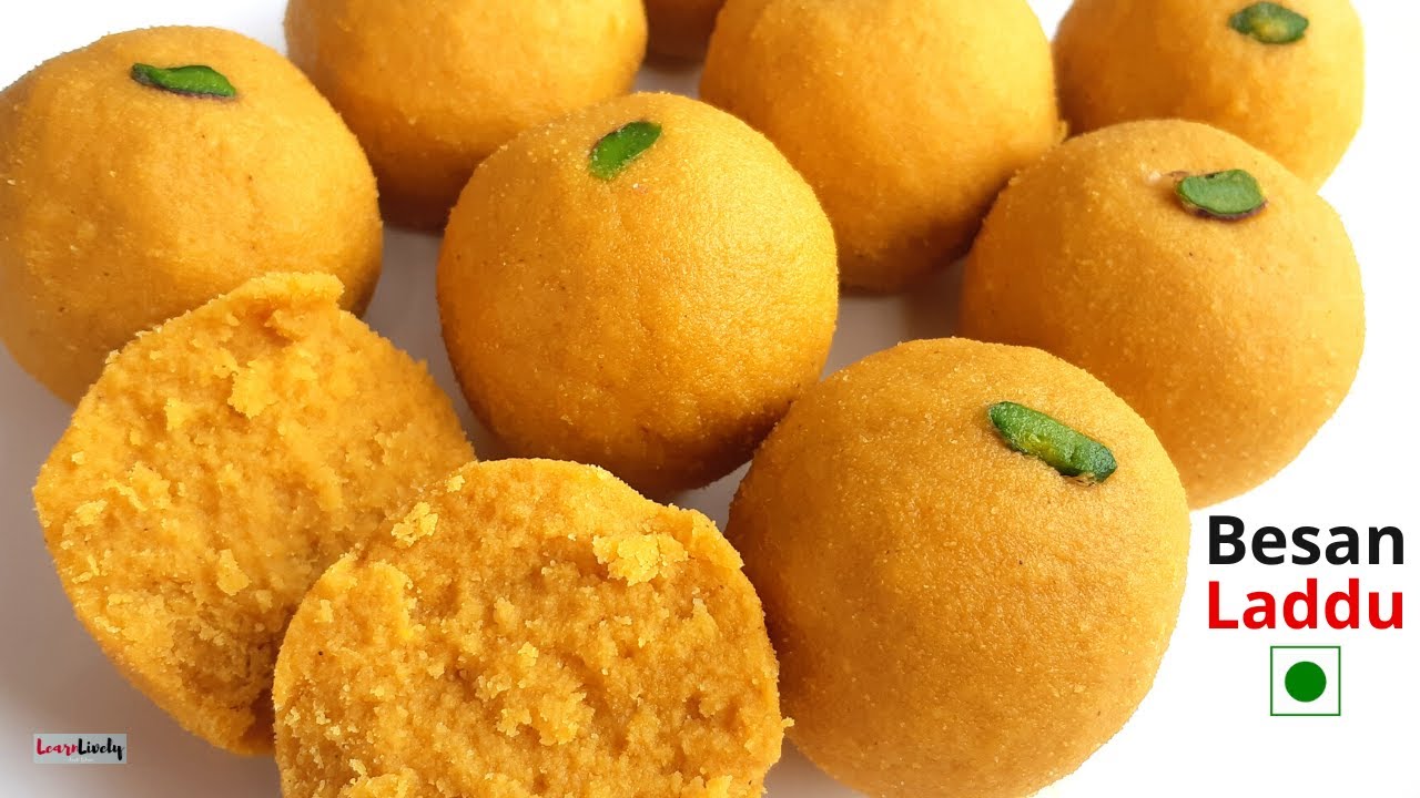हलवाई से अच्छे (PURE) बेसन के लड्डू बनाने के सभी राज़ Besan Ke Laddu | Only 3 Ingredient Besan Ladoo