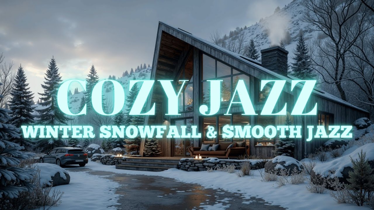 Уютный Джаз Кабин ❄️ Зимняя Музыка для Сна и Учебы