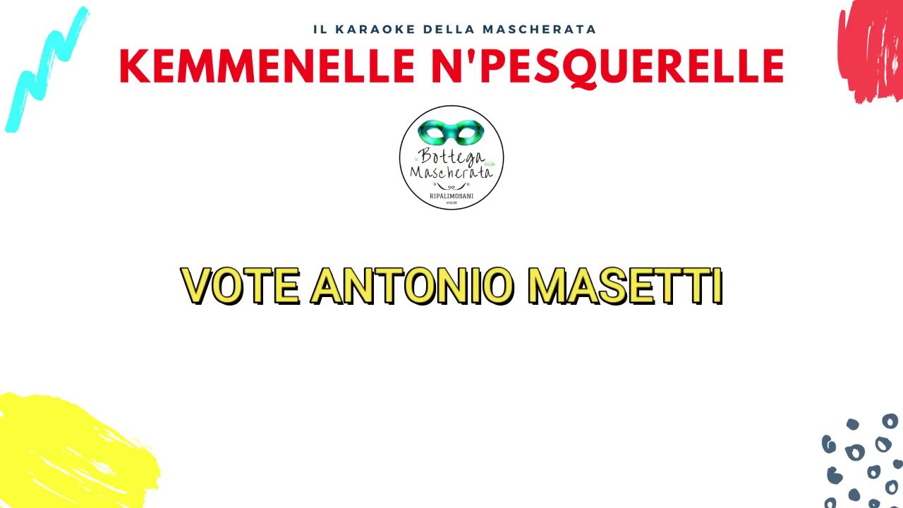 Refèceme a Kemmenèlle - Vote Antonio Masetti