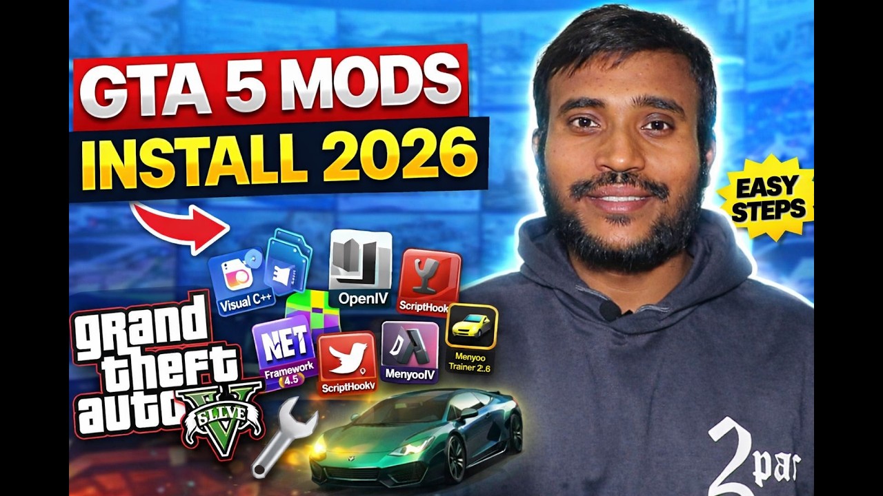 2026 Mein GTA 5 Mods Install Kaise Kare Step-by-Step Easy Guide #nextlevelgaming #tutorial #carmods