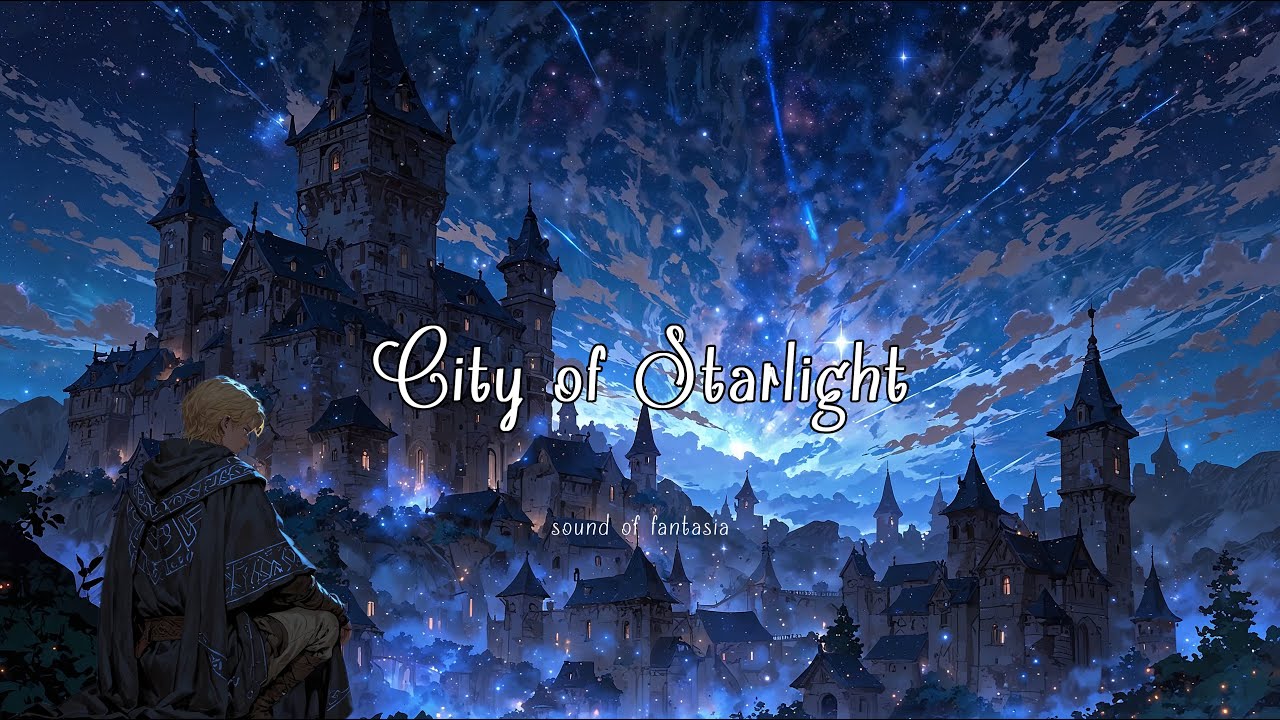 Rest by the City of Starlight | Fantasy Music For Reading & Relaxation