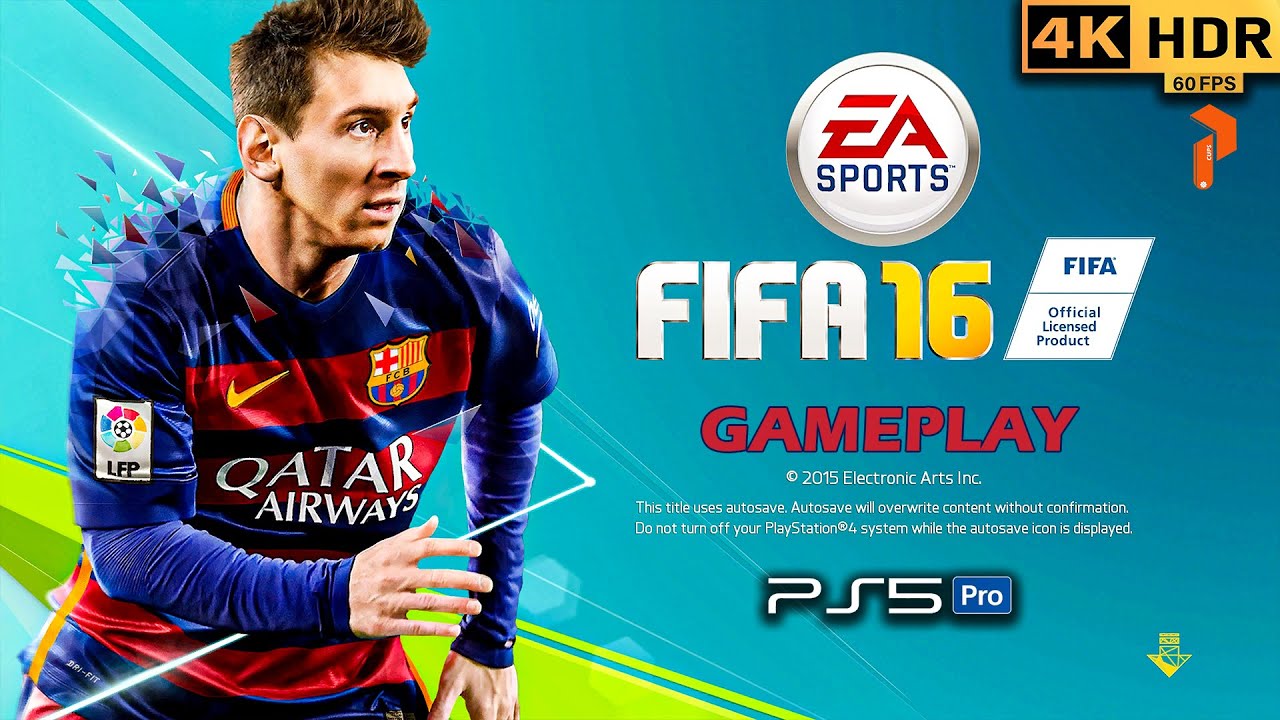 FIFA 16 Gameplay Review 🔥 PS5 Pro 4K HDR | The Most Realistic Classic FIFA? #ps5 #4k #gameplay #fifa