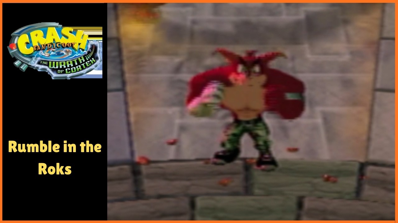 Beating Every Crash Bandicoot Game | Wrath of Cortex (Part 2) -Rumble in the Roks (Boss Fight)