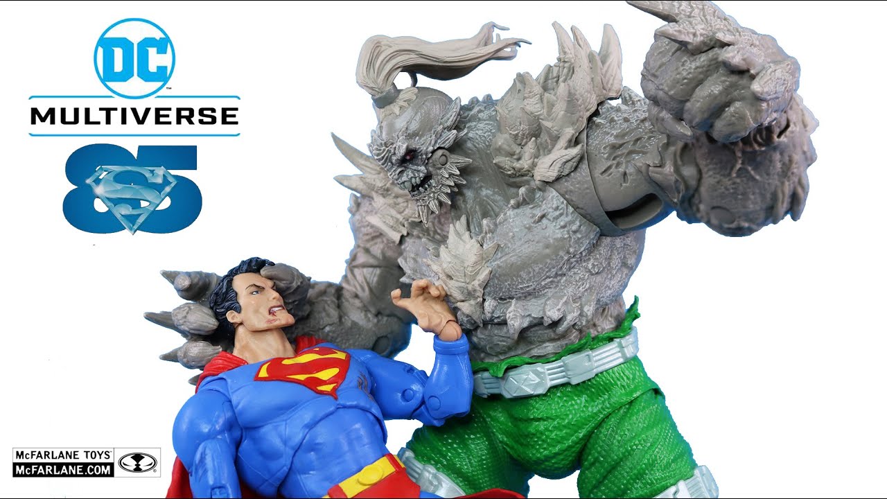 DC Multiverse Superman vs Doomsday - McFarlane Toys Gold Label Collection 2-pack Review