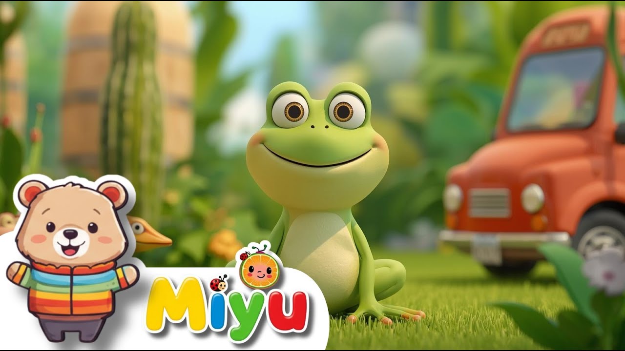 Miyu - Canzoni per Bambini: Impara i Colori, gli Animali e Divertiti con Le Ruote del Bus! 🚌🎨🐄