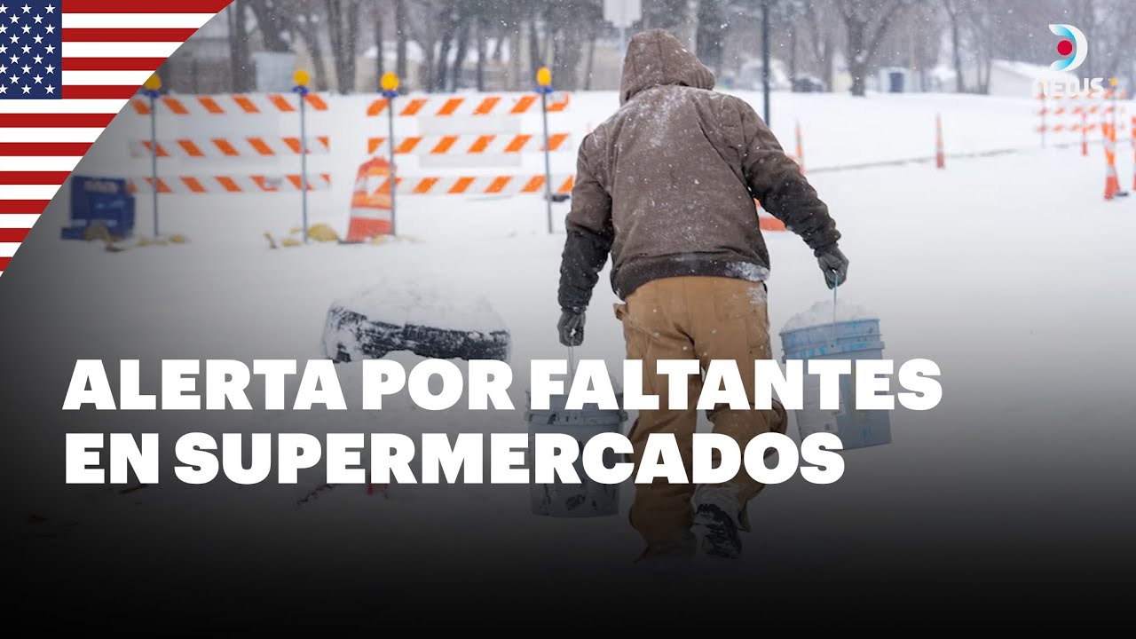 Ola de frío extremo en Estados Unidos: advierten desabastecimiento en mercados | DNews