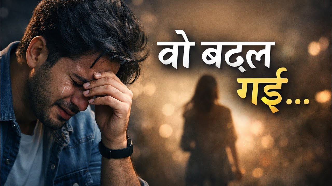 वो बदल गई | Heart Touching Shayari | Shayari Video | Hindi shayari | दिल को छू लेने वाली शायरी 