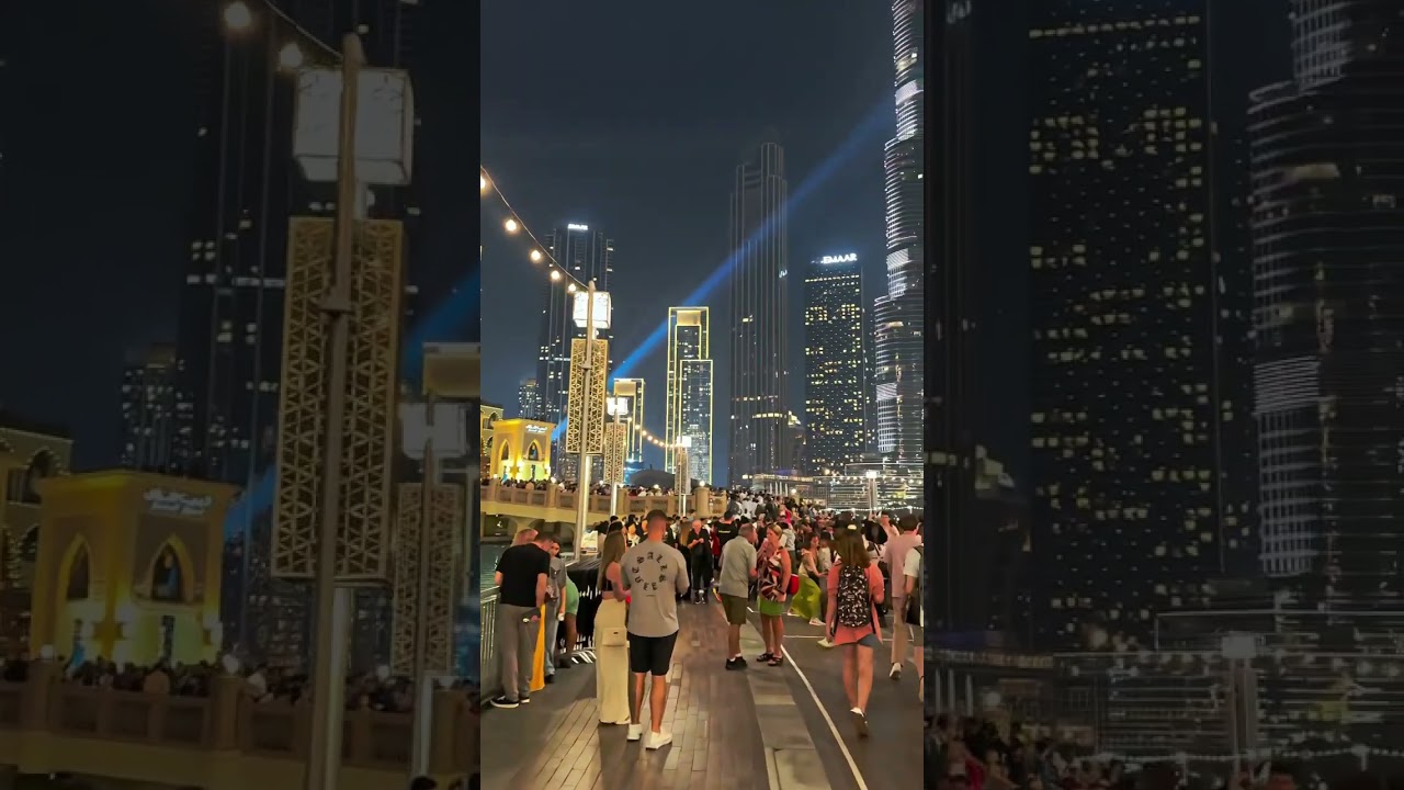 Magical Evening at Marina Walk Dubai | Water Dance View #asiancapital #travel #citywalkerr
