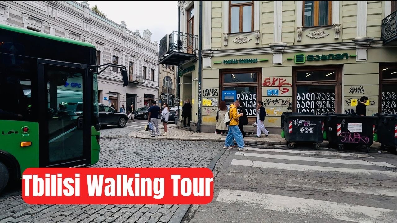 🇬🇪 Tbilisi Walking Tour | Rustaveli &rarr; Aghmashenebeli &ndash; Day 8｜Kazakhstan & Georgia Journey