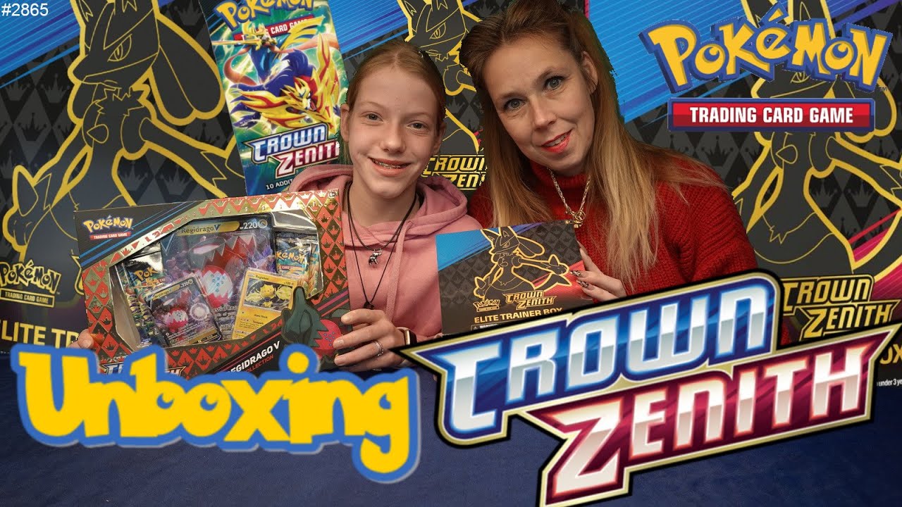CROWN ZENITH Pokemon TCG Unboxing. Zit de Giratina Vstar card erbij? Best wel weer SPANNEND! #2865