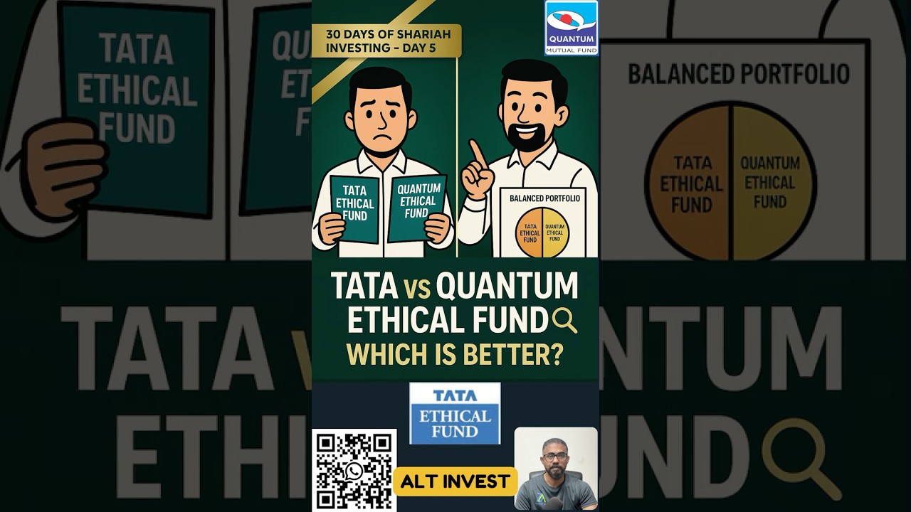 Best Shariah Mutual Fund 2025? Tata Ethical vs Quantum Ethical | Shariah Investment Explained