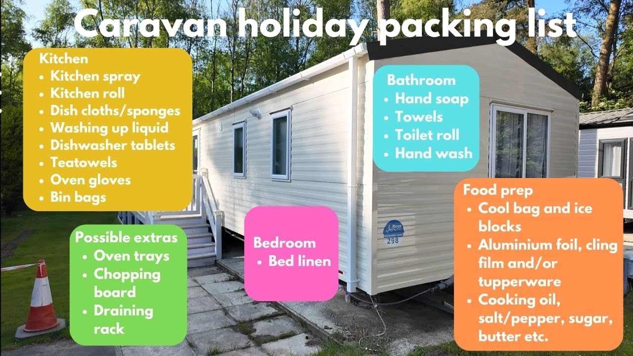 What do I need to pack for a Caravan Holiday?