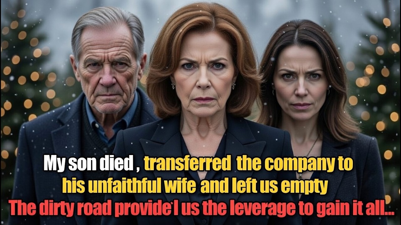 My son died, transferred the company to his unfaithful wife, and left us empty&mdash;the dirty road...