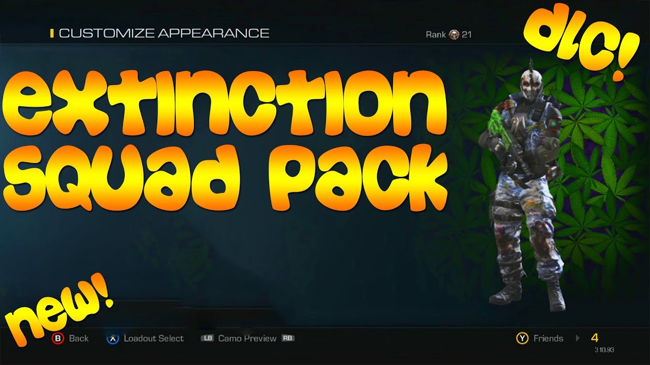 Call of Duty: Ghosts Extinction Squad Pack Details