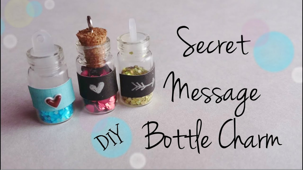 DIY Secret Message Bottle Charm