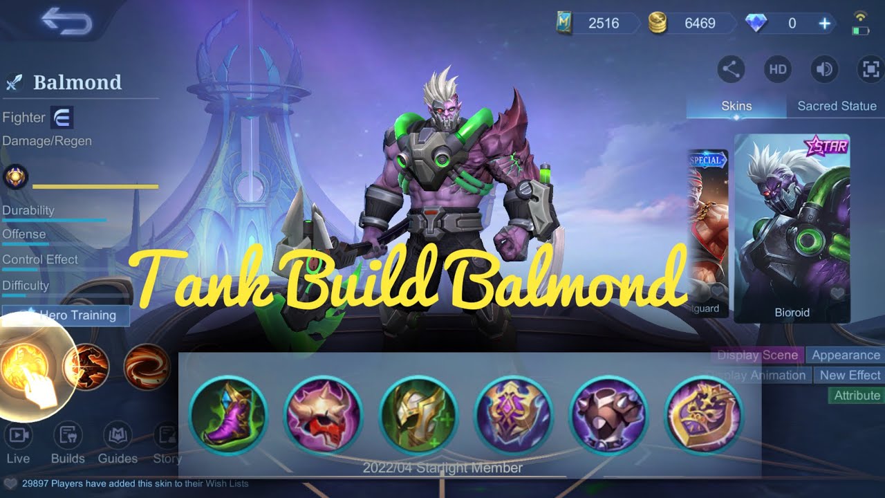BALMOND DEFENSIVE BUILD