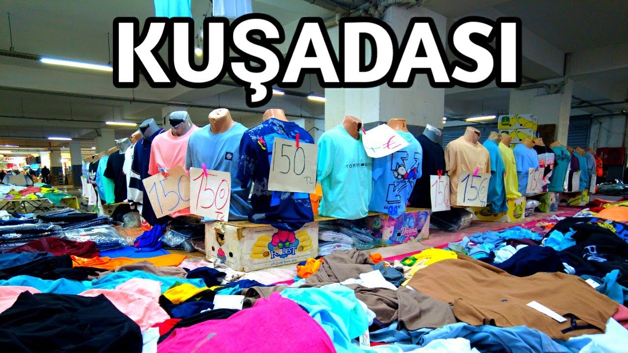 KUŞADASI BAZAAR TÜRKIYE | VIRTUAL WALKING TOUR | Kuşadası City Center to Bazaar | 26 March 2025 | 4k