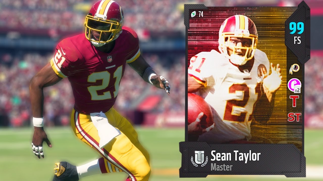 99 OVERALL SEAN TAYLOR! BEST CARD IN THE GAME! MADDEN 18 ULTIMATE TEAM