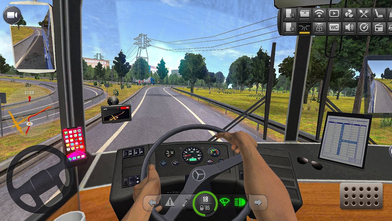 Bus Simulator : Ultimate | Mercedes-Benz 0302 Bus Driving | Driving Simulator | Android Gameplay 