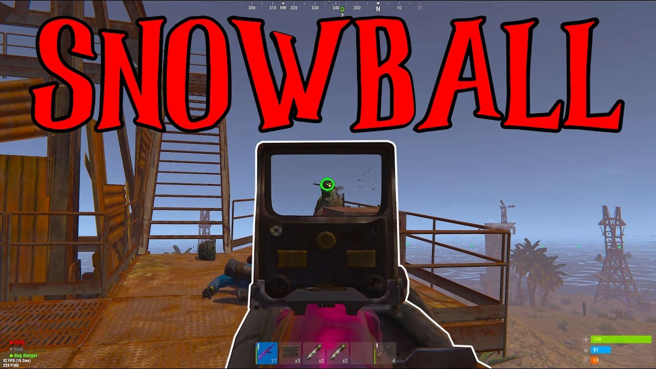 How A 61,397 Hour Group SNOWBALL Off HUGE ZERGS In RUST...