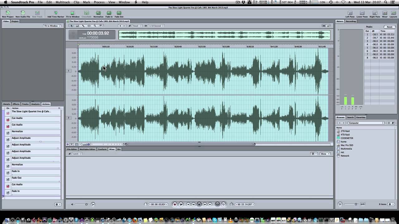 How to Repair Problem Live Recordings