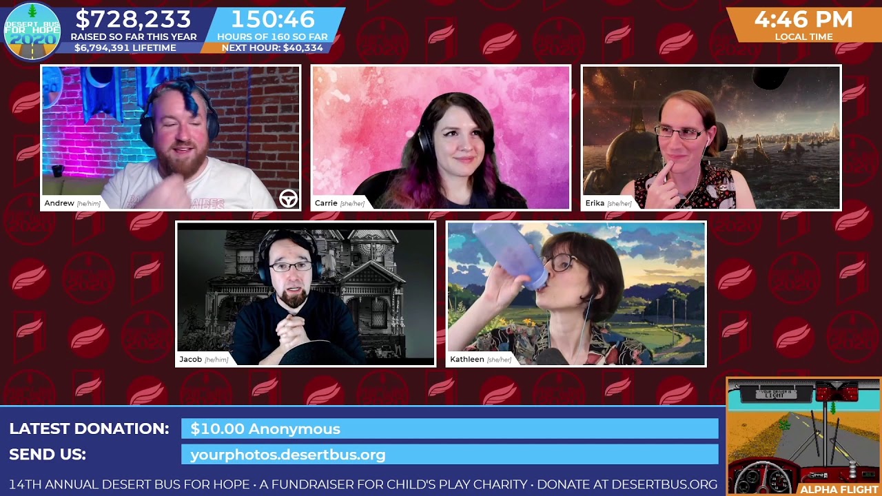 DB2020 - Jacob is having a moment at the custom Hello Kitty Gundam