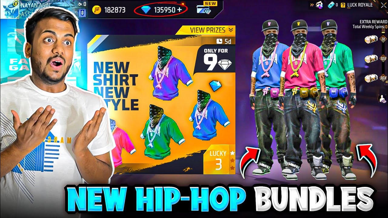Hiphop Royal 99 Diamonds Spin Challenge 😱 - Garena Free Fire