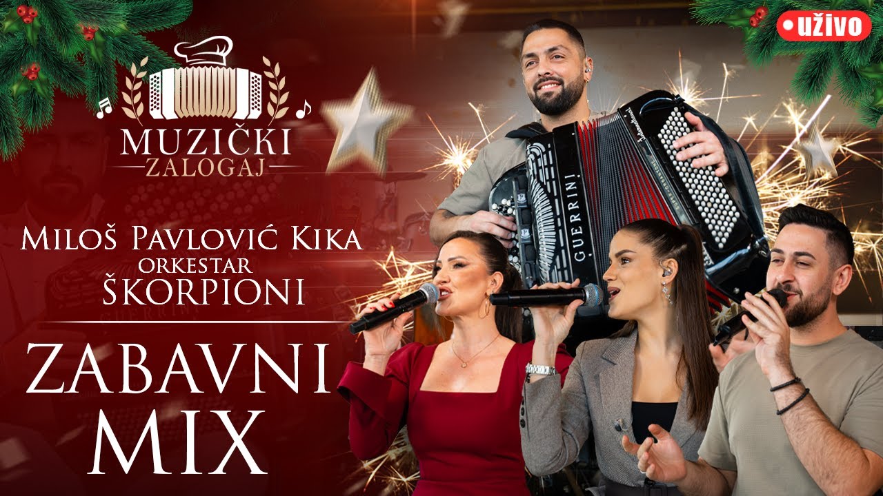 MILOŠ PAVLOVIĆ KIKA I ŠKORPIONI - ZABAVNI MEGA MIX PESAMA (MUZIČKI ZALOGAJ) 2025.