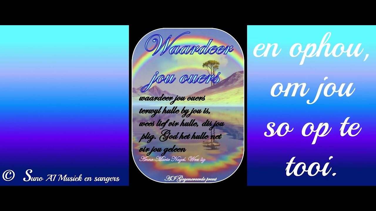 Waardeer jou ouers