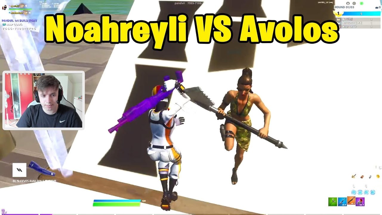Noahreyli VS Reformed Avolos 1v1 Buildfights | Fortnite 1v1