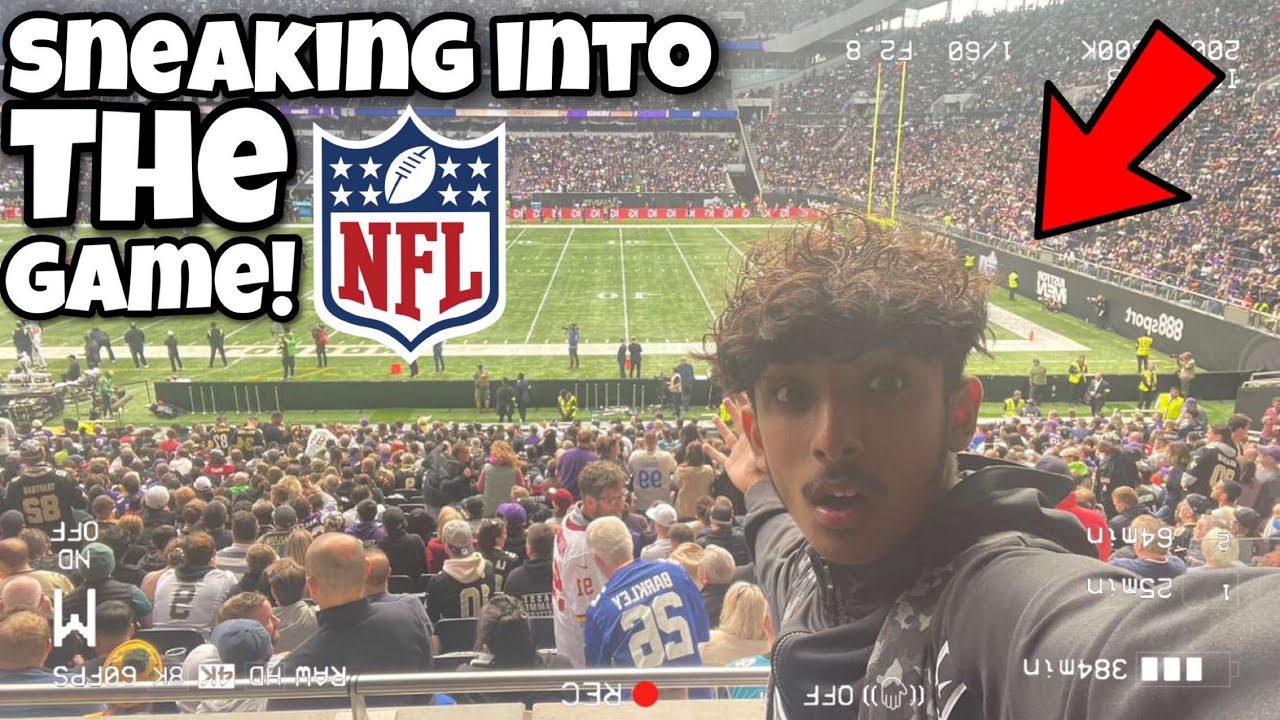Sneaking Into An NFL GAME (VIP)