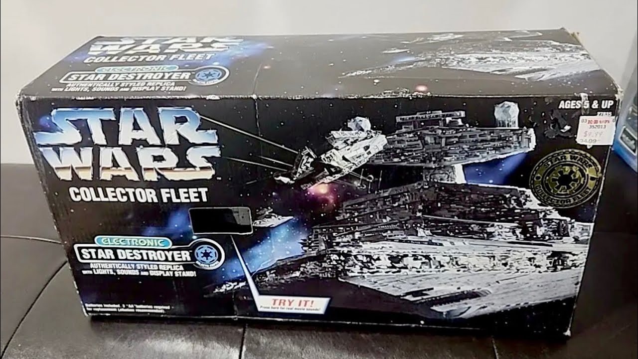 Kenner Star Wars Collector Series Star Destroyer Unboxing