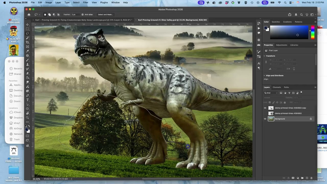 4  Finding Your Pose and Setting Up a Non Destructive Editing Layer