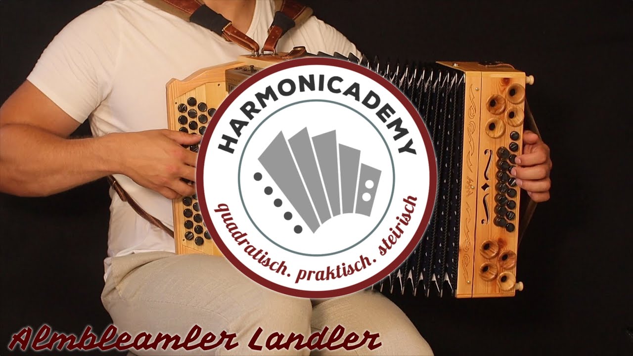 Almbleamler Landler gespielt auf der Ziehharmonika - Harmonicademy (Manuel Merler)